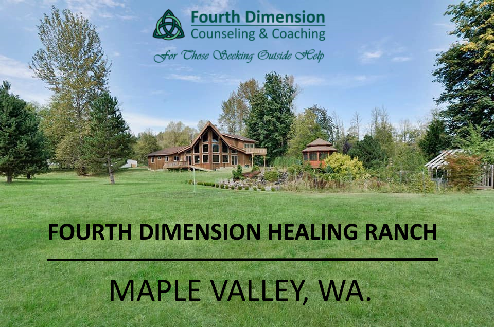 Five Day Intensive Retreats and Equine Assisted Therapy for betrayal trauma, sex addiction, substance abuse at Fourth Dimension Healing Ranch in Maple Valley, WA.