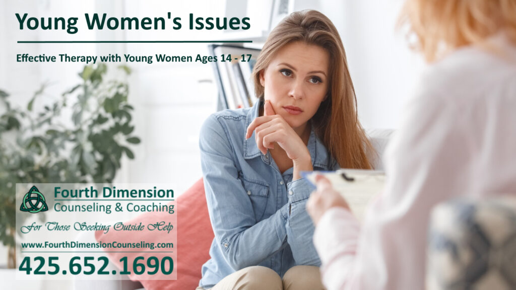 Kenmore Washington counseling therapy and life coaching for young women and teenagers