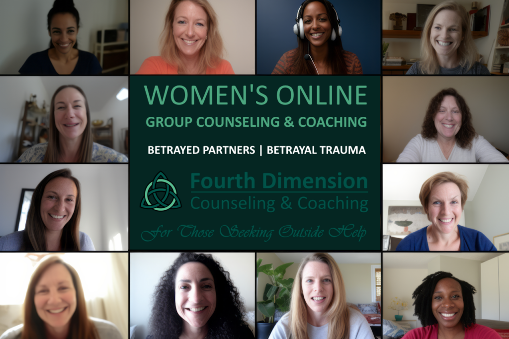 Womens Online Group Counseling and Coaching for Infidelity, Betrayed Partners and Betrayal Trauma in Kirkland, Washington
