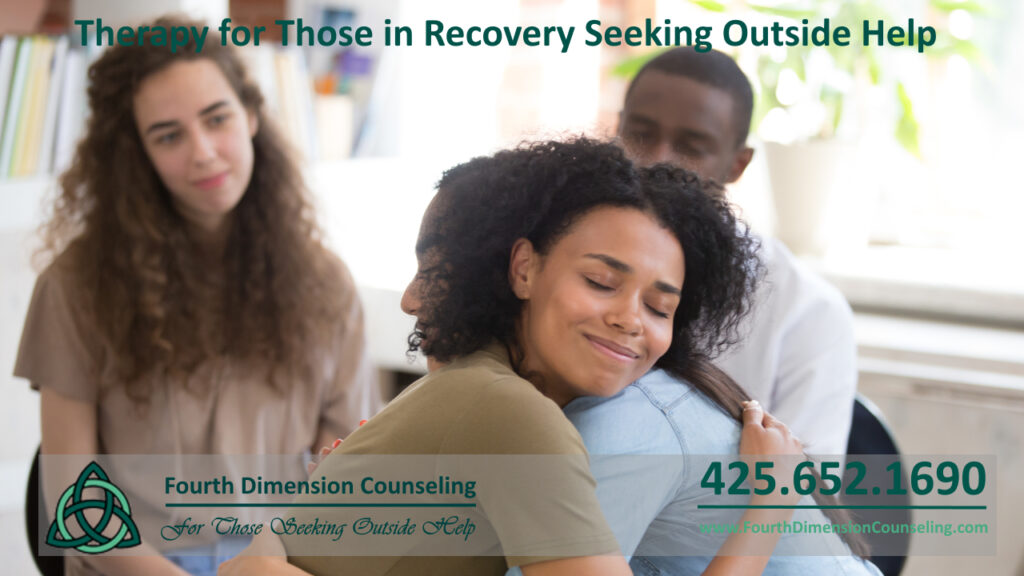 Portland, Oregon Group therapy counseling for substance abuse and drug, alcohol addiction people in 12 step recovery