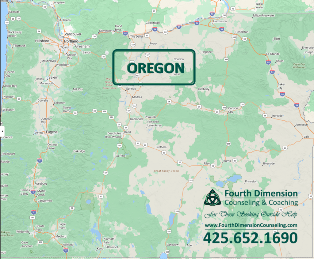 Oregon, Map